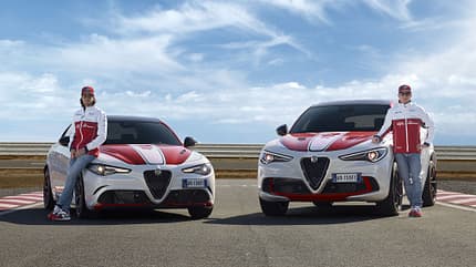 02/2019, Alfa Romeo Giulia und Alfa Romeo Stelvio Sondermodell Alfa Romeo Racing Alfa Romeo Giulia und Alfa Romeo Stelvio Sondermodell Alfa Romeo Racing