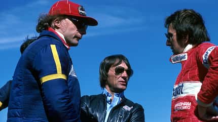 Niki Lauda - Bernie Ecclestone - John Watson - GP Schweden 1978 - Anderstorp Niki Lauda - Bernie Ecclestone - John Watson - GP Schweden 1978 - Anderstorp
