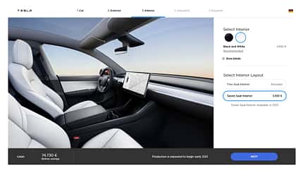 Tesla Model Y Konfigurator 2019 Tesla Model Y Konfigurator 2019