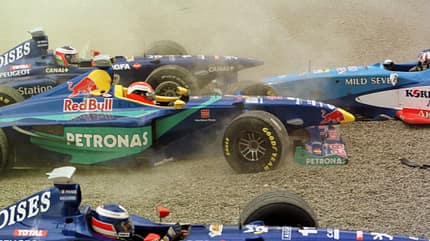 Jarno Trulli - Olivier Panis - Johnny Herbert - Alexander Wurz - GP Kanada 1998 Jarno Trulli - Olivier Panis - Johnny Herbert - Alexander Wurz - GP Kanada 1998