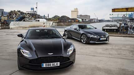 Aston Martin DB 11, Lexus LC 500, Vergleichstest, spa_2019_04 Aston Martin DB 11, Lexus LC 500