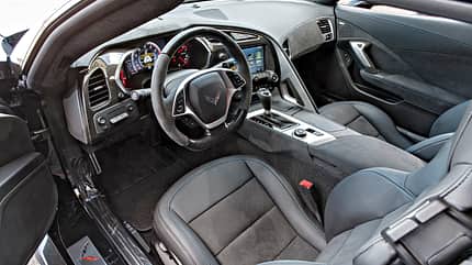 Chevrolet Corvette ZR1 gg. Chevrolet Camaro ZL1 1LE, Vergleichstest, spa0857 Chevrolet Corvette ZR1, Interieur