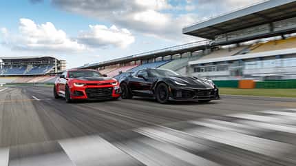 Chevrolet Corvette ZR1 gg. Chevrolet Camaro ZL1 1LE, Vergleichstest, spa0878 Chevrolet Corvette ZR1, Chevrolet Camaro ZL1 1LE, Exterieur