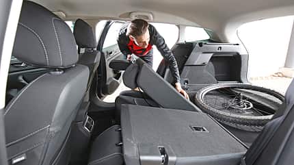 Ford Focus Turnier, Renault Megane, Skoda Octavia Combi, Vergleichstest, ams0819 Renault Megane, Kofferraum