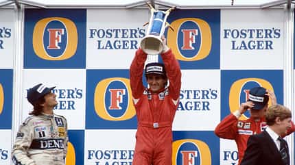 Alain Prost - Nelson Piquet - Stefan Johansson - GP Australien 1986 - Adelaide