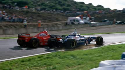Michael Schumacher - Ferrari - Jacquesn Villeneuve - Williams - GP Europa 1997 - Jerez Michael Schumacher - Ferrari - Jacquesn Villeneuve - Williams - GP Europa 1997 - Jerez
