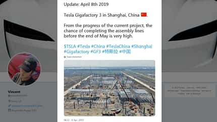 Tesla Gigafactory 2, Shanghai, 04/2019 Tesla Gigafactory 2, Shanghai, 04/2019