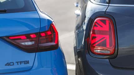 Audi A1 Sportback 40 TFSI, Mini Viertürer Cooper S, Vergleichstest, ams0919 Audi A1 Sportback 40 TFSI, Mini Viertürer Cooper S, Exterieur