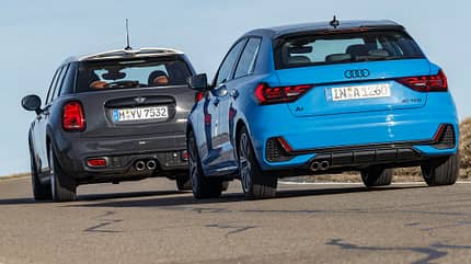 Audi A1 Sportback 40 TFSI, Mini Viertürer Cooper S, Vergleichstest, ams0919 Audi A1 Sportback 40 TFSI, Mini Viertürer Cooper S, Exterieur