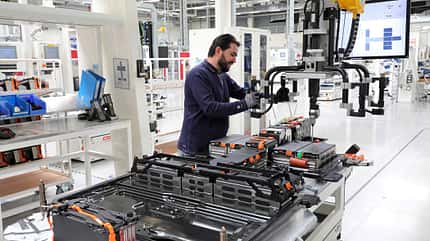 Elektroauto Batterie Produktion VW Elektroauto Batterie Produktion VW