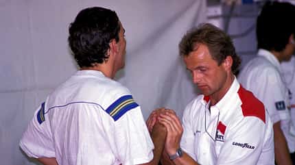 Ayrton Senna & Joseph Leberer - McLaren - F1 Ayrton Senna & Joseph Leberer - McLaren - F1