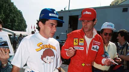 Gerhard Berger - Ayrton Senna - GP San Marino 1994 Gerhard Berger - Ayrton Senna - GP San Marino 1994