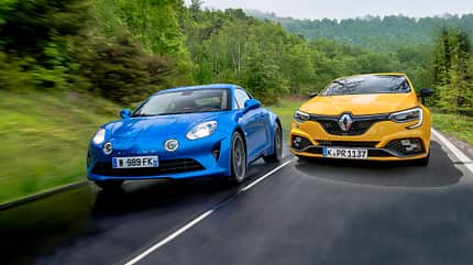 Entweder ODER Renault Megane R.S. Alpine A110 Entweder ODER Renault Megane R.S. Alpine A110