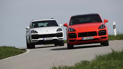 Porsche Cayenne Coupé, Vergleich, ams1219 Porsche Cayenne Coupé Exterieur Front