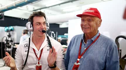 Toto Wolff - Niki Lauda - F1 - 2017 Toto Wolff - Niki Lauda - F1 - 2017