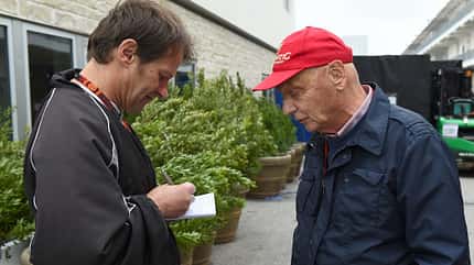 Niki Lauda & Michael Schmidt Niki Lauda & Michael Schmidt