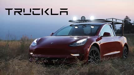 Tesla Model 3 Pick-up-Umbau Tesla Model 3 Pick-up-Umbau