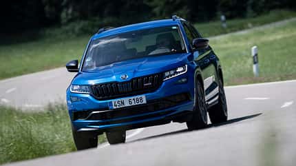 Range Rover Evoque, Skoda Kodiaq RS, Vergleichstest, ams1519 Skoda Kodiaq RS, Exterieur