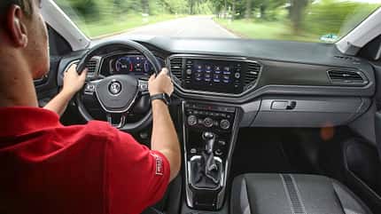 VW T-Cross 1.0 TSI Style, VW T-Roc 1.0 TSI Style, Vergleichstest, ams1619 VW T-Roc 1.0 TSI Style, Interieur