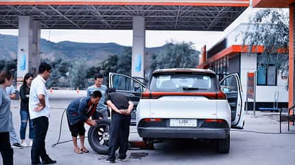 Aiways U5, Erprobungsfahrt, 08/2019 Aiways U5, Erprobungsfahrt, China