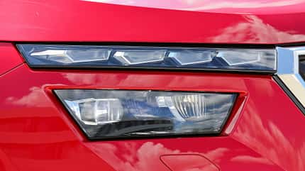 Skoda Kamiq, Fahrbericht Skoda Kamiq, Scheinwerfer