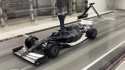 F1-Windkanal-Test für 2021 - Sauber-Windkanal F1-Windkanal-Test für 2021 - Sauber-Windkanal