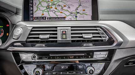 BMW X3 xDrive 30d, Mercedes GLC 300 d 4Matic, Volvo XC60 B5 AWD, Vergleichstest, ams1919 BMW X3 xDrive 30d, Interieur