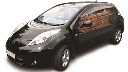 Nissan Leaf Leichenwagen von Brahms 09/2019, Nissan Leaf Leichenwagen von Brahms