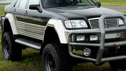 Russland Mercedes S500 Offroad 4X4 Umbau