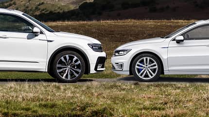 SUV Pkw Vergleich Aufmacher Passat Tiguan Collage SUV Pkw Vergleich Aufmacher Passat Tiguan Collage