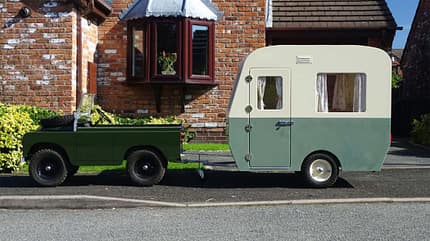spielzeug, wohnwagen, toylander, land rover, kinderspielzeug Toylander Land Rover-Spielzeug-Gespann