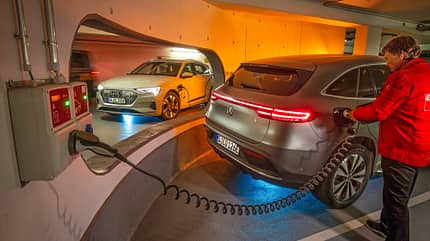 Audi E-Tron, Mercedes EQC, ams 2019_23, Vergleichstest Audi E-Tron, Mercedes EQC, ams 2019_23, Exterieur