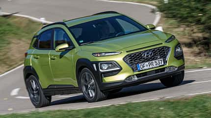 Hyundai Kona 1.0 T-GDI, Mazda CX-3 G 121, Opel Crossland X 1.2 DI, Skoda Kamiq 1.0 TSI, Vergleichstest, ams2319 Hyundai Kona 1.0 T-GDI, Exterieur