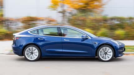 BMW 330e, Tesla Model 3, Vergleichstest, ams2419 Tesla Model 3, Exterieur