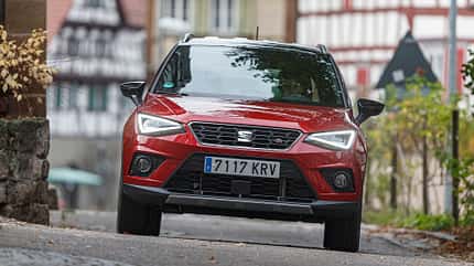 Skoda Kamiq 1.0 TSI, VW T-Cross 1.0 TSI, Seat Arona 1.0 TSI, Vergleichstest, ams0220 Seat Arona 1.0 TSI, Exterieur