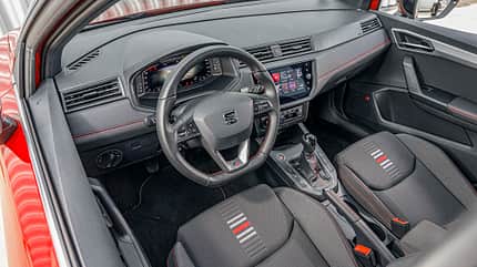 Skoda Kamiq 1.0 TSI, VW T-Cross 1.0 TSI, Seat Arona 1.0 TSI, Vergleichstest, ams0220 Seat Arona 1.0 TSI, Interieur