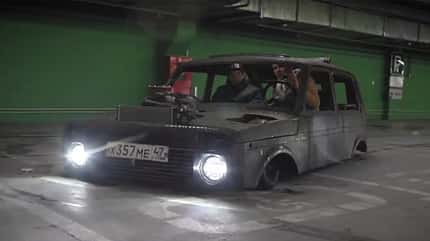 01/2020, Lada Niva tiefergelegt Iling Show Russland Lada Niva tiefergelegt Iling Show Russland