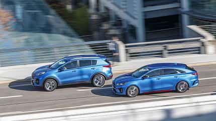 Kia ProCeed 1.6 T-GDI, Kia Sportage 1.6 T-GDI 4WD, Vergleichstest, ams0320 Kia ProCeed 1.6 T-GDI, Kia Sportage 1.6 T-GDI 4WD, Exterieur