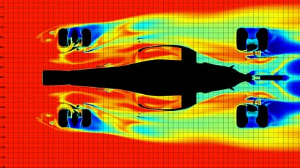 F1-Technik - CFD-Modell -Haas VF-18 - 2019 F1-Technik - CFD-Modell -Haas VF-18 - 2019