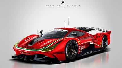 Ferrari Le Mans Hypercar Concept - Sean Bull Design Ferrari Le Mans Hypercar Concept - Sean Bull Design