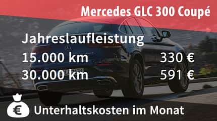 Mercedes GLC 300 Coupe 4Matic Realverbrauch 02/2020, Mercedes GLC 300 Coupe 4Matic Realverbrauch
