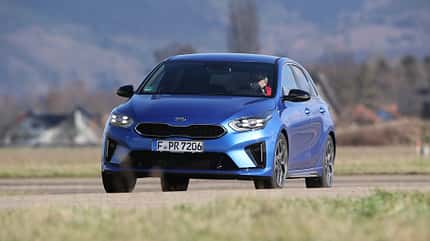 Kia Ceed 1.4 T-GDI GT Line, Opel Astra 1.4 DI Turbo Elegance, Renault Mégane Tce 140 Bose Edition, VW Golf 1.5 eTSI Style, Vergleichstest, ams0520 Kia Ceed 1.4 T-GDI GT Line, Exterieur