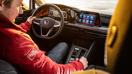 Kia Ceed 1.4 T-GDI GT Line, Opel Astra 1.4 DI Turbo Elegance, Renault Mégane Tce 140 Bose Edition, VW Golf 1.5 eTSI Style, Vergleichstest, ams0520 VW Golf 1.5 eTSI Style, Interieur