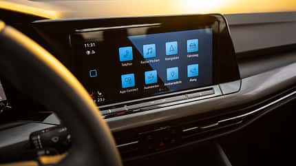 Kia Ceed 1.4 T-GDI GT Line, Opel Astra 1.4 DI Turbo Elegance, Renault Mégane Tce 140 Bose Edition, VW Golf 1.5 eTSI Style, Vergleichstest, ams0520 VW Golf 1.5 eTSI Style, Interieur