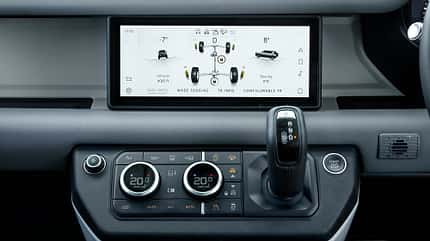 Land Rover Defender 110, 0320, Fahrbericht Land Rover Defender 110, Interieur