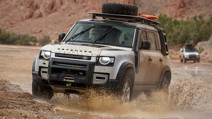 Land Rover Defender 110, 0320, Fahrbericht Land Rover Defender 110, Exterieur