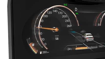 03/2020, Instrumenten-Display mit 3D-Technik