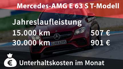Kosten Realverbrauch Mercedes-AMG E 63 S 4Matic T-Modell Kosten Realverbrauch Mercedes-AMG E 63 S 4Matic T-Modell