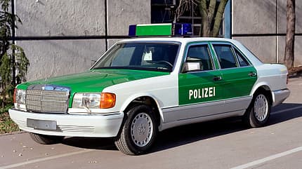 Mercedes 420 SE W126 Polizei Sonderschutz Mercedes 420 SE W126 Polizei Sonderschutz