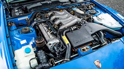 Klassische Porsche Cabriolets, Fahrbericht, mkl0420 Porsche 944, Motor